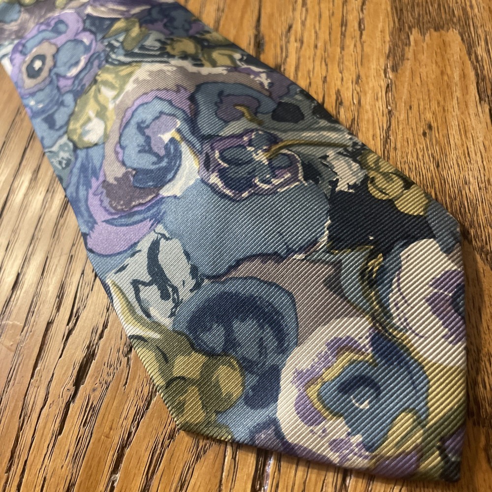 Vintage EUC Liberty Floral Silk Tie Men’s Necktie Made In Japan