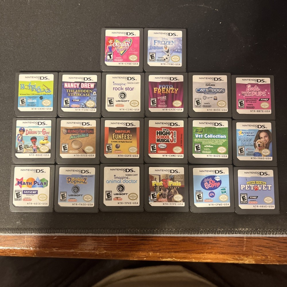 20 Game DS LOT - READ DESCRIPTION!