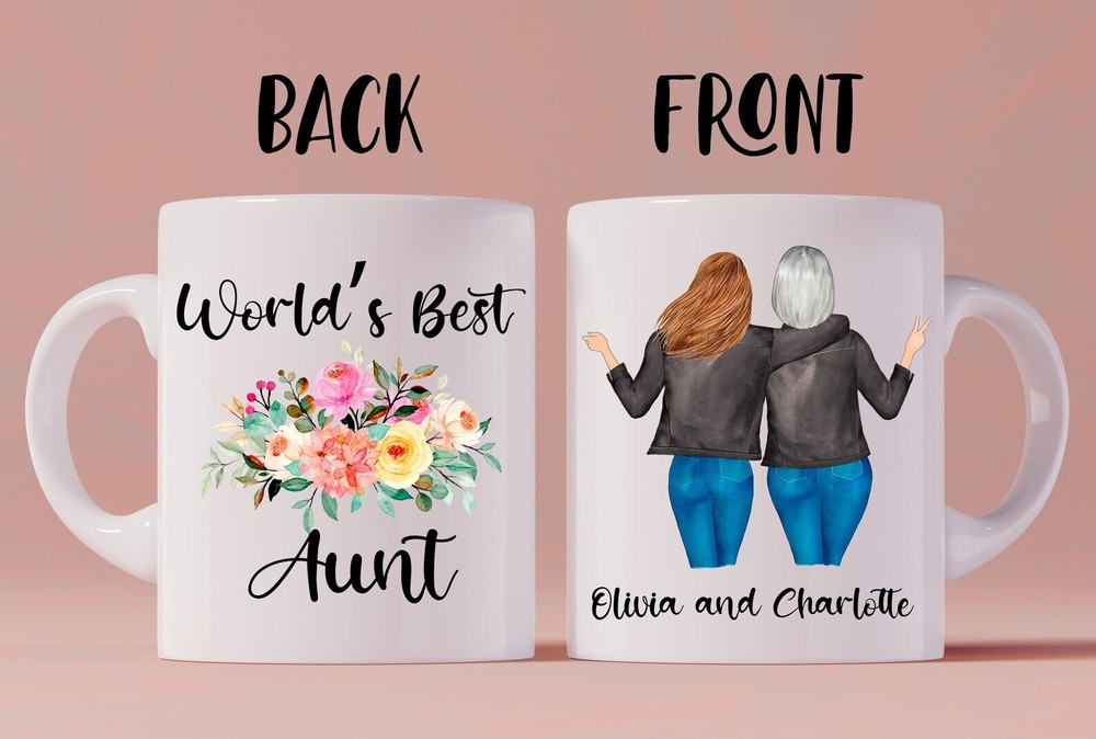 Personalized Aunt Mug Aunt Gift Best Aunt Ever Mug Auntie Birthday Gift Auntie