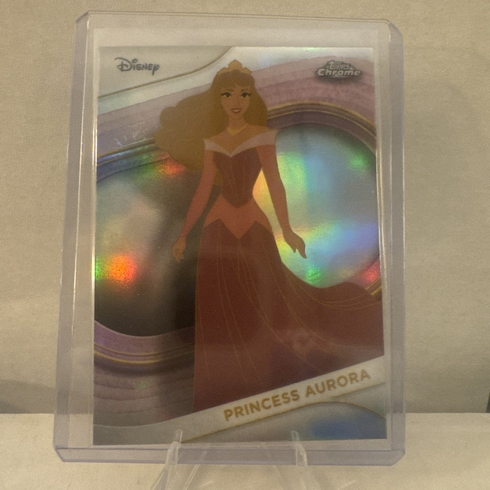 2025 Topps Chrome Disney Princess Aurora Refractor #120 Sleeping Beauty