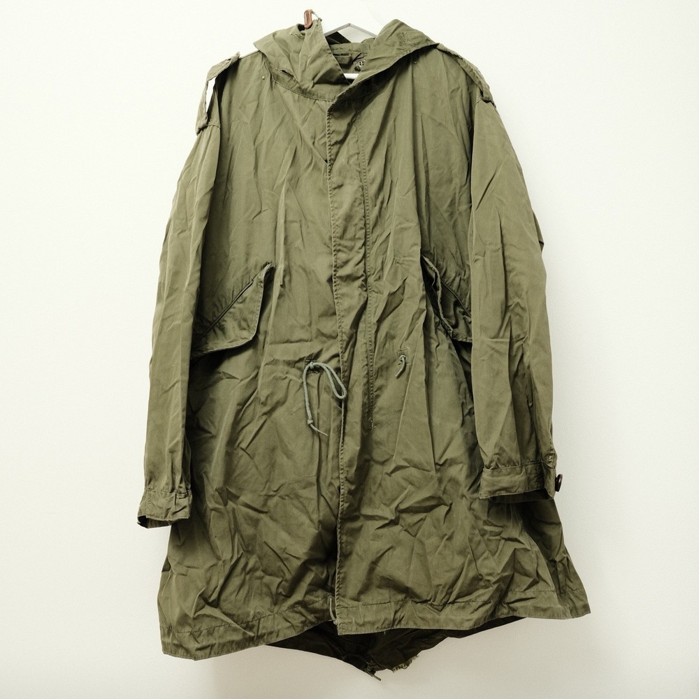 Vintage US Army M-1951 Parka Shell M51 Military Jacket Size L/XL??