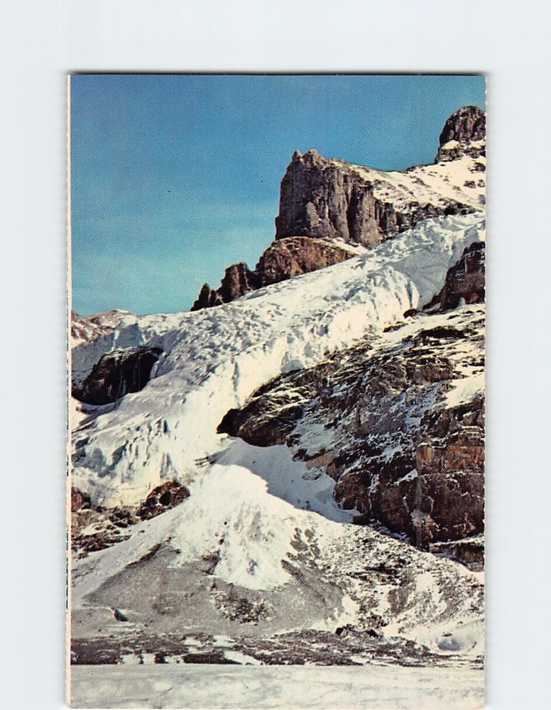 Postcard Crowfoot Glacier Columbia Icefield Banff Jasper Highway Canada