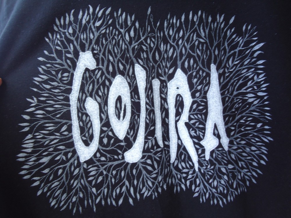 Gojira Band Tee Black Size Large French Death Metal Music