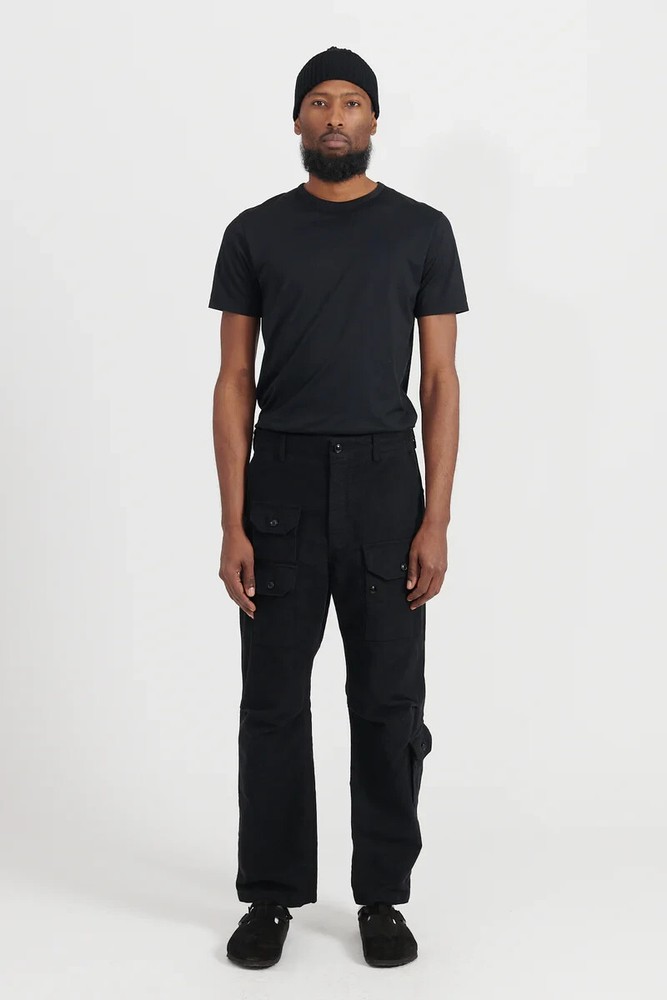 Engineered Garments Black Flight Moleskin Pants Size 32 Made in USA