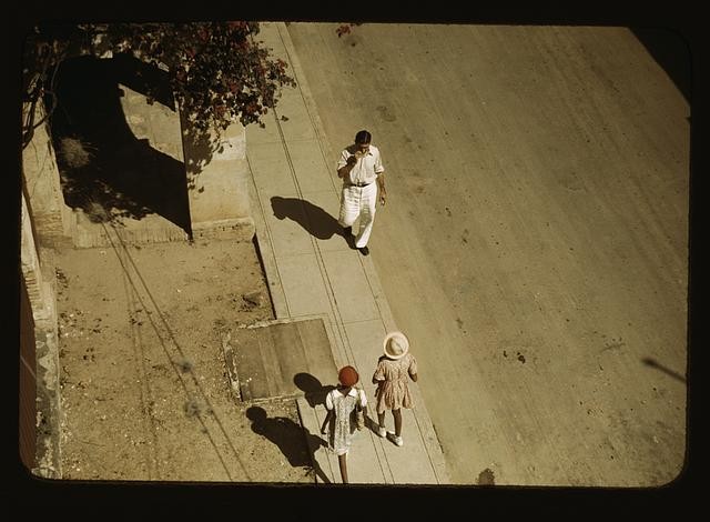 Photo:Street scene,roads,Christiansted,Saint Croix Island,Virgin Islands,J