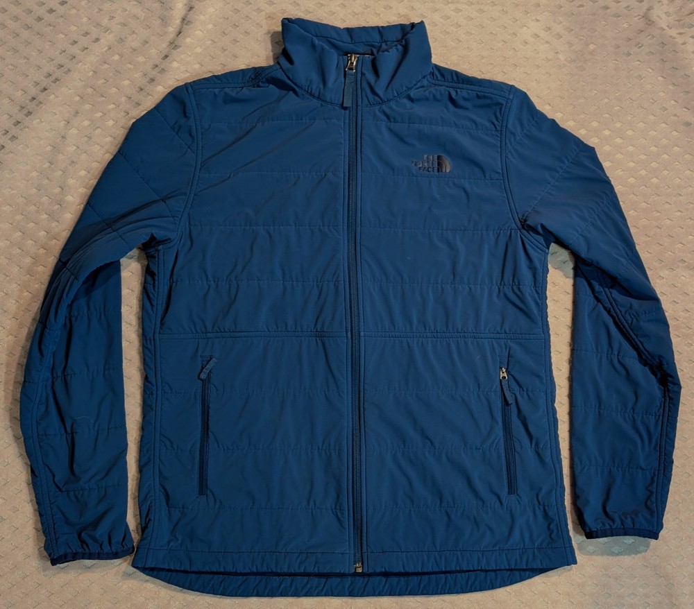 THE NORTH FACE Men's Blue Insulated Quilted Jacket Size Large