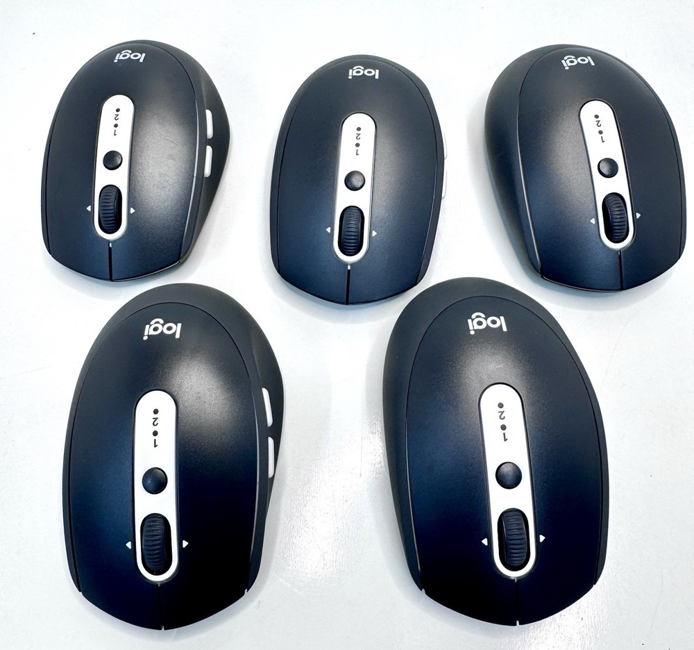 Logitech M585 Multi-Device Wireless Bluetooth Mouse Black 5-Pack No Receiver