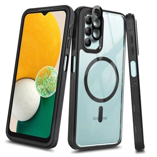 Magnetic Case for Samsung Galaxy A14 5G/4G [Compatible with MagSafe] Black