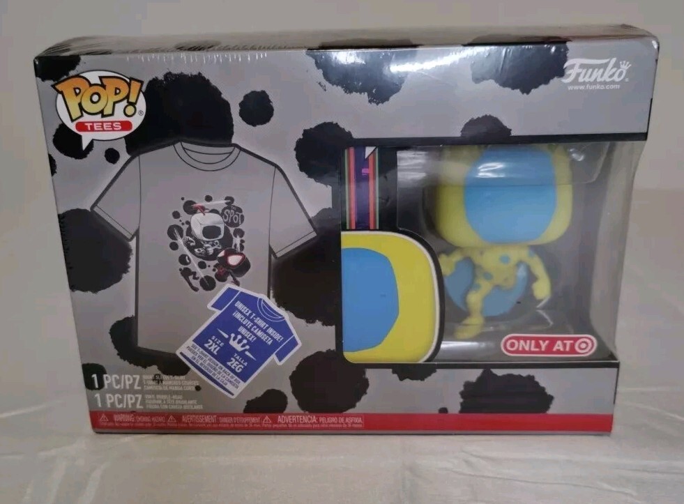 Funko POP! Spider-Man: Across The Spiderverse The Spot & Pop! Tees Size XXL New