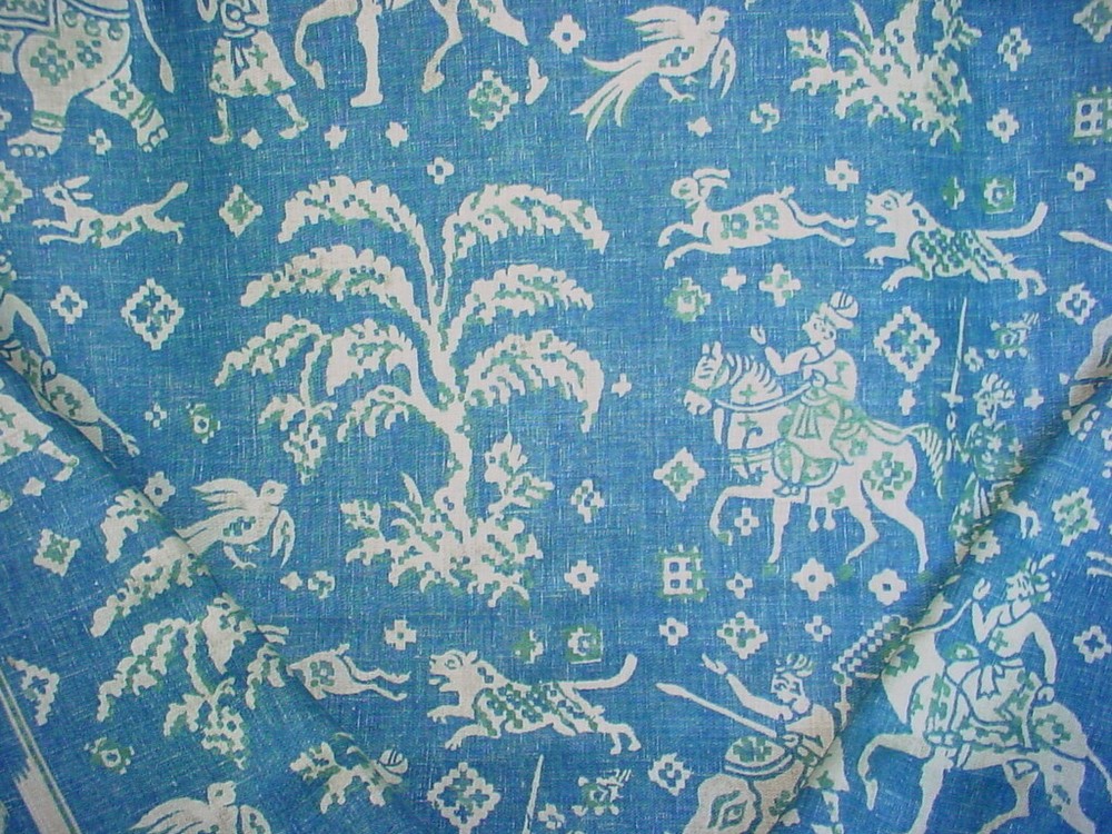 Brunschwig & Fils 8015175 Aralam Gothic Linen Upholstery Fabric 1-7/8Y