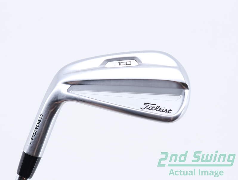 Mint 2021 Titleist T100 7 Iron Steel X-Stiff Left Handed 37.25in