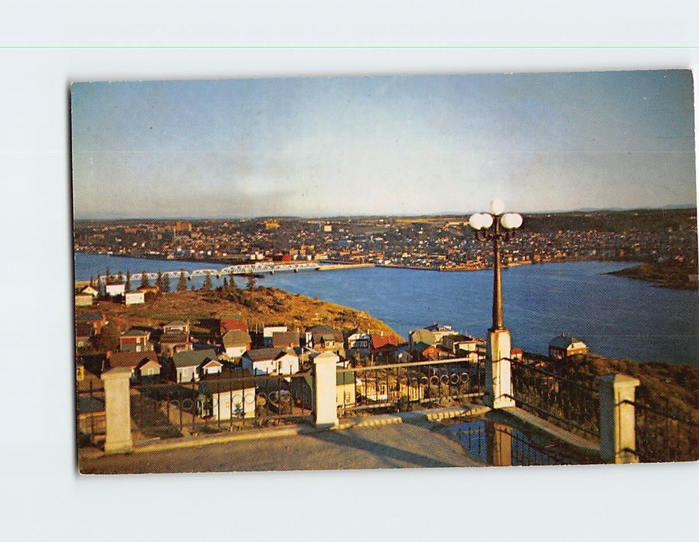 Postcard Vue Prise de Chicoutimi Nord Chicoutimi Quebec Canada