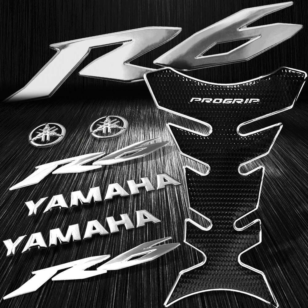 Chrome+Black Pro Fuel Tank Pad+8