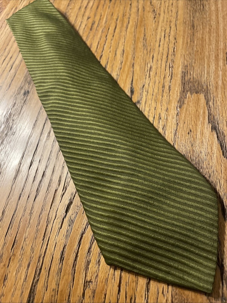 Vintage 60s Harold Miller Rhodia Acetate Tie  Disco Mod Retro USA Green Wide