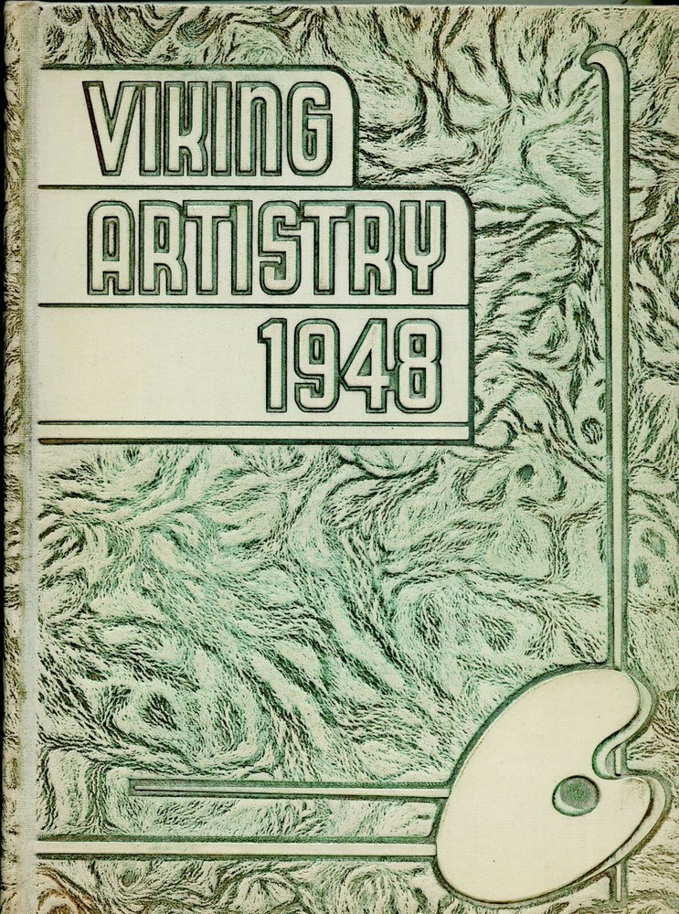 1948 Original - North High School Yearbook - Denver, Colorado, Nice Cond, Viking