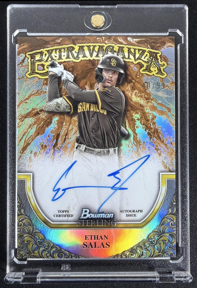 2024 Bowman Sterling Ethan Salas #SEA-ES Extravaganza Auto 40/99 Padres