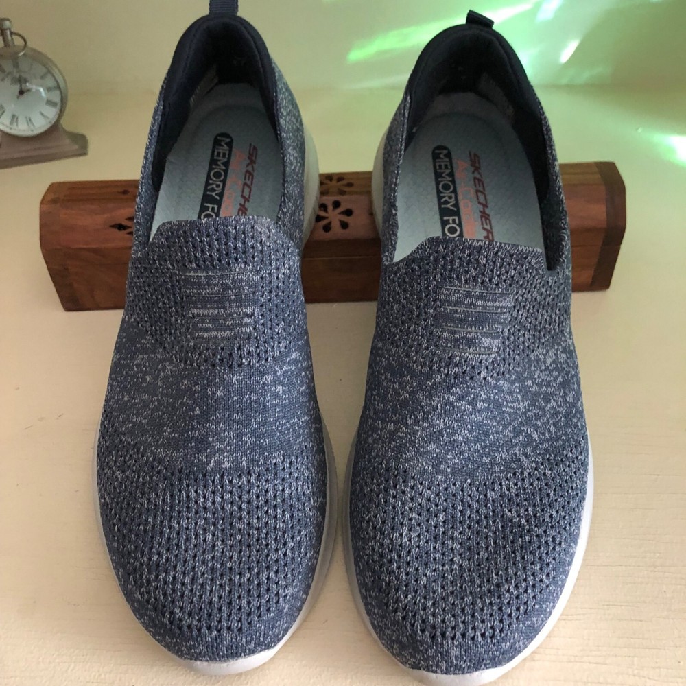 Skechers Go Walk Joy-Hero Womens Trainer Sneakers in Navy Size 9.5