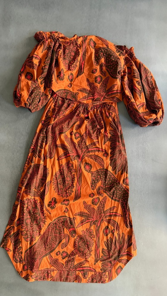 JOHANNA ORTIZ Dramatic Sunset Midi Women's Dress Size 4 New w/ Tags
