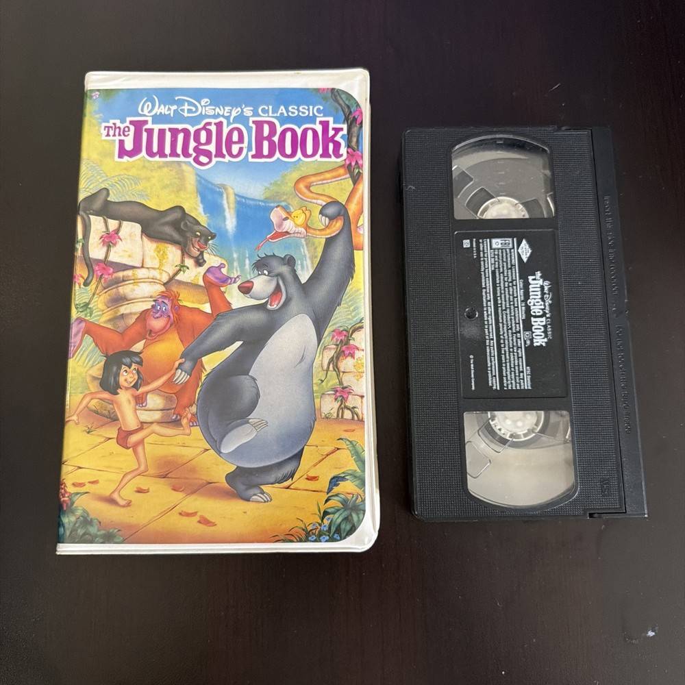 Walt Disney Classic Black Diamond VHS The Jungle Book 💎