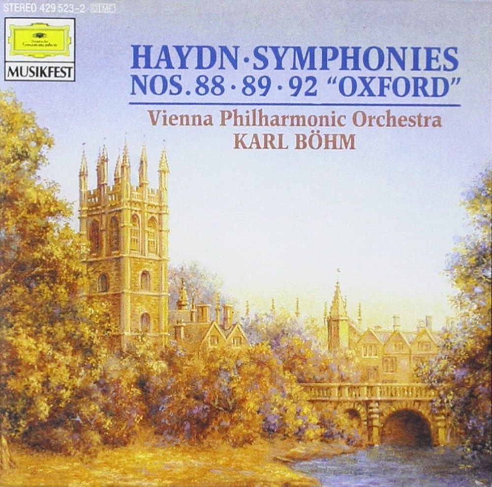 Joseph Haydn [Composer]; Karl Bohm, Haydn: Symphonies No. 88, 89, & 92, audioCD