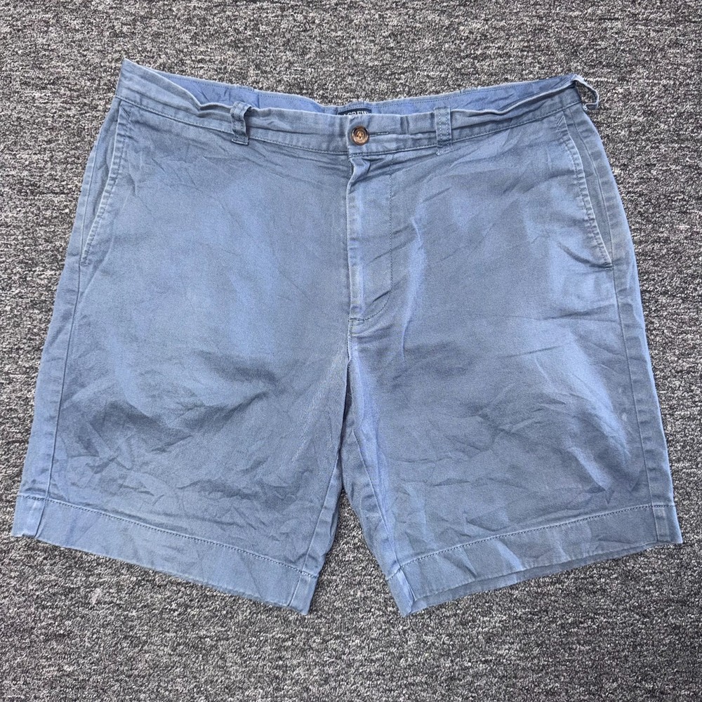 J Crew Flexgramercy Chino Khaki Shorts Mens - Sz 35 Gray