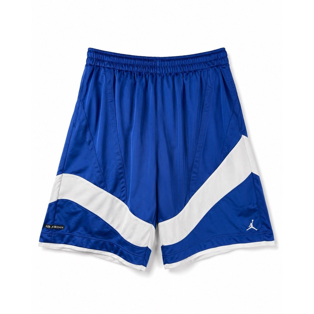 Air Jordan Mens XL Basketball Shorts Blue White Colorblock Jumpman Athletic