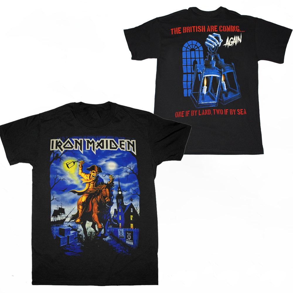 Japan 2011 Tour Frontier Final Maiden T-Shirt Iron World concert music