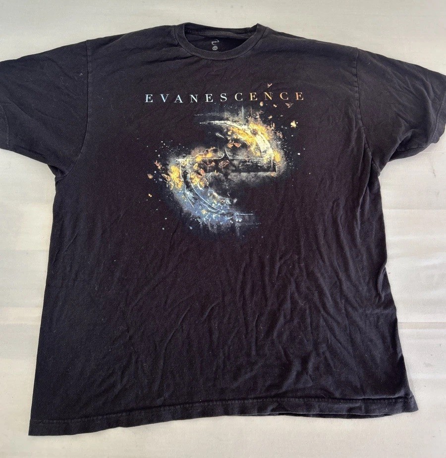 Official Evanescence E-Xplosion Creation Synthesis Space Explosion Tee Shirt XL