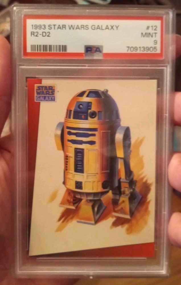 R2-D2 1993 Topps Star Wars Galaxy #12 PSA 9