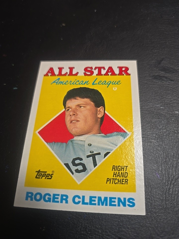 1988 Topps - All Star Roger Clemens #394 (Multiple Errors..)
