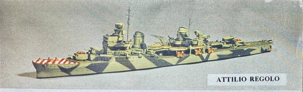 Regia Marina 1/700 Royal Italian Attilio Regold Light Cruiser Resin Model Ship