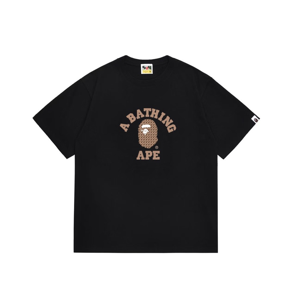 BAPE T-Shirt White/Black Tee - A Bathing Ape