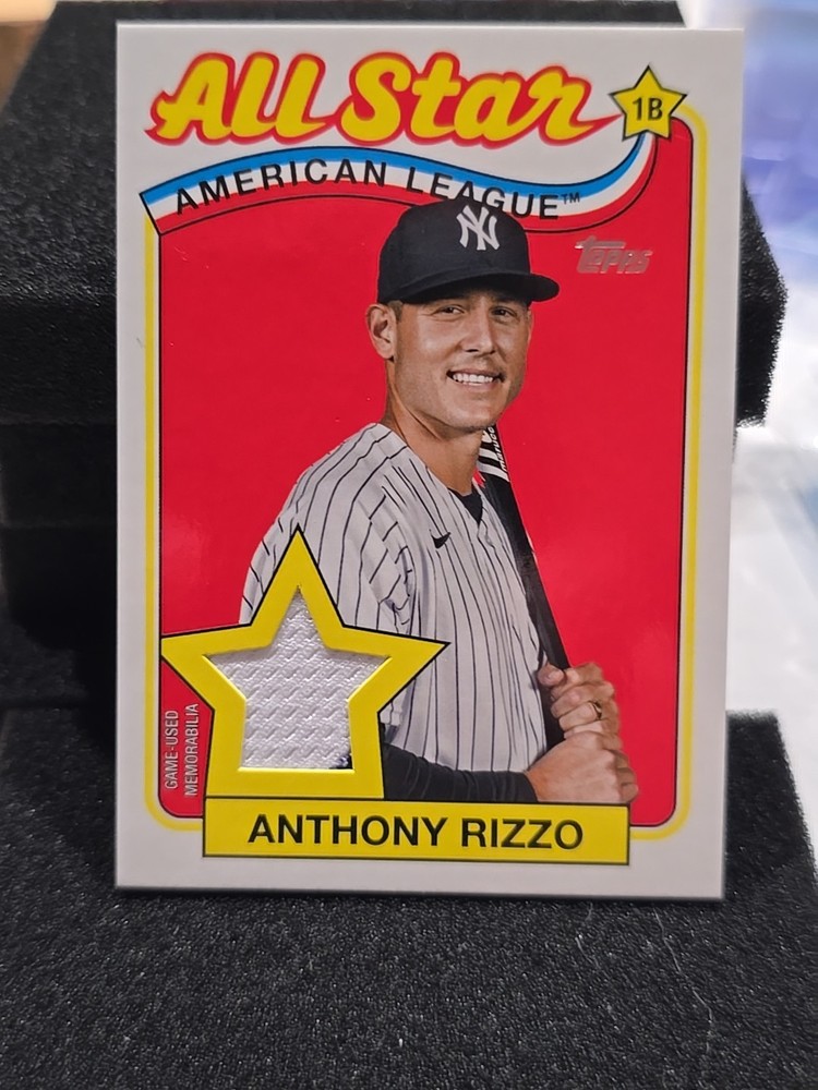 2024 Topps Series 2 Anthony Rizzo 1989 All-Star Relic Card Yankees