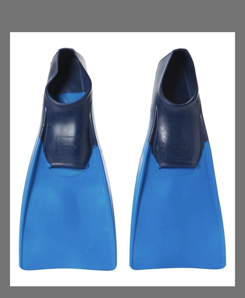 Sporti Adult-Kids Short Swim Fins, Floating Fin For Swimming & Snorkeling..
