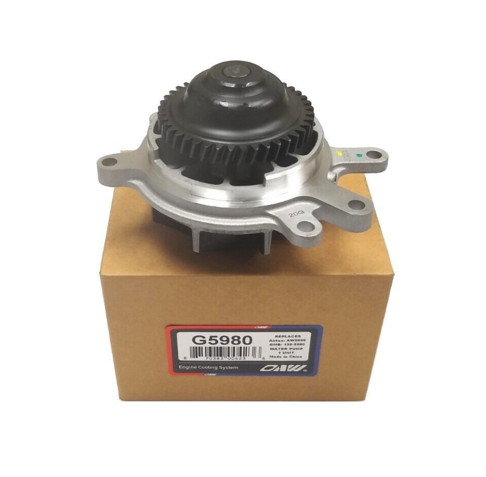 New OAW G5980 Water Pump Compatible with 01-05 Chevy GMC 6.6L Duramax Diesel LB7 LLY Engines