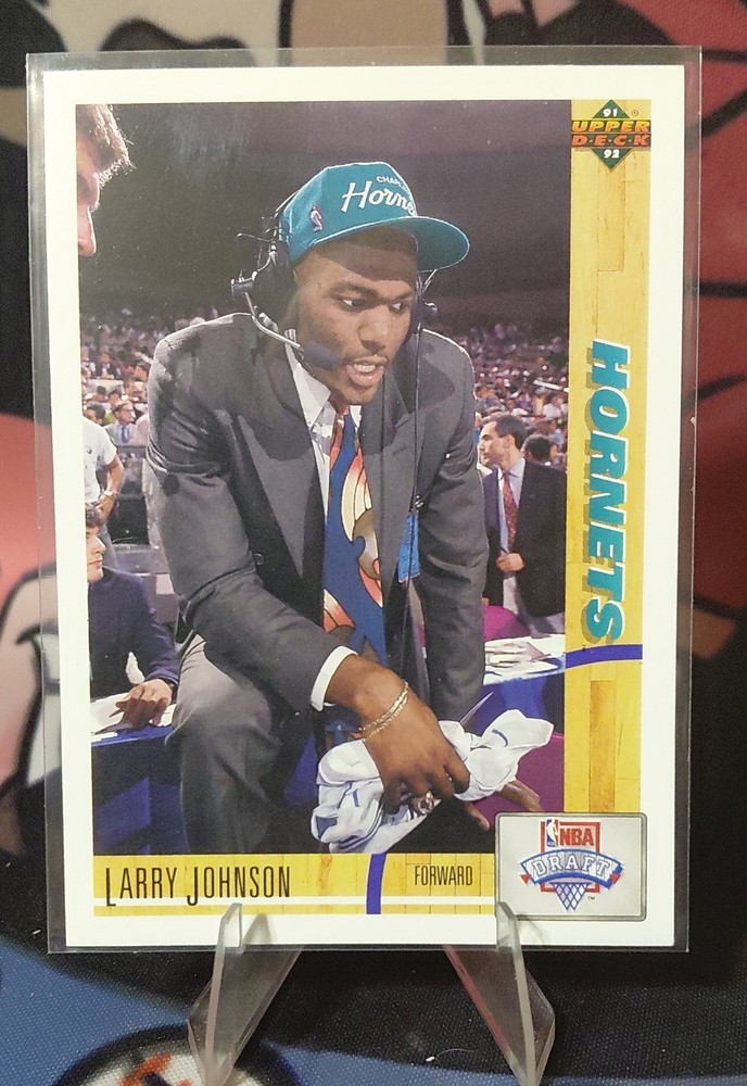 1991-92 Upper Deck - Draft Pick Larry Johnson #2 (RC)