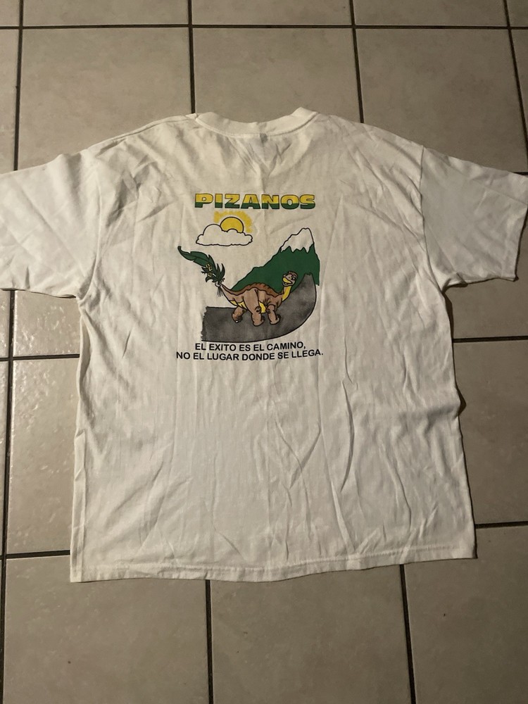 Vintage Pizanos Land Before Time Success Quote Shirt Spanish Men’s XL