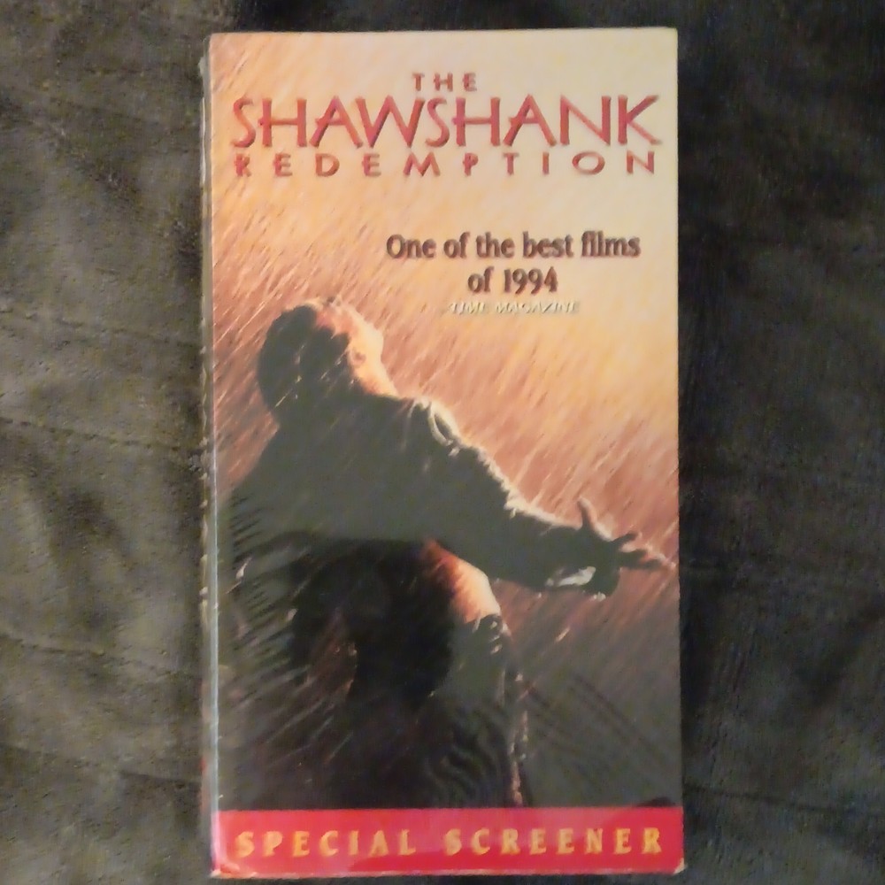 The Shawshank Redemption VHS Special Screener Columbia TriStar 1994 R NTSC