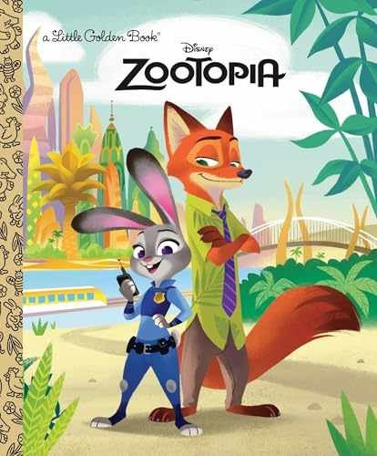 Zootopia Little Golden Book (Disney Zootopia) - Hardcover - Very Good