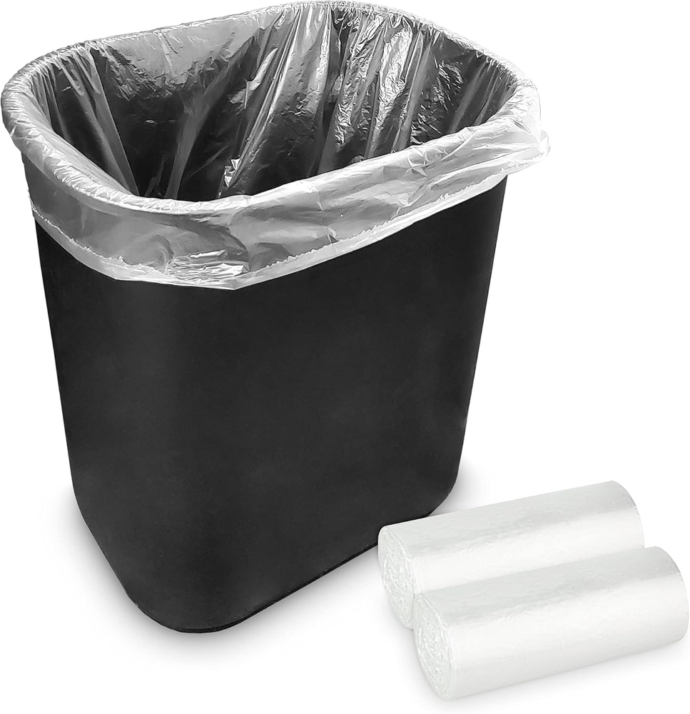 2 Gallon Unscented Small Garbage Bags, 100 Count, Leakproof, Versatile Usage, Gr