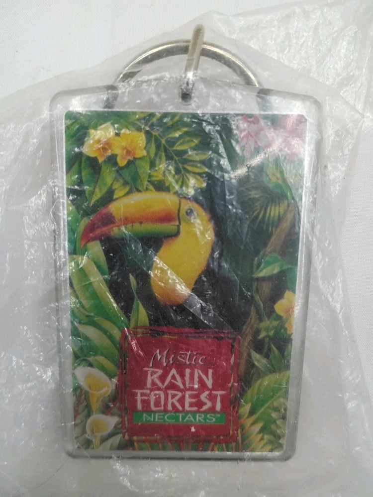 New, Vintage Souvenir, Mystic Rainforest Advertising Keychain Key Ring