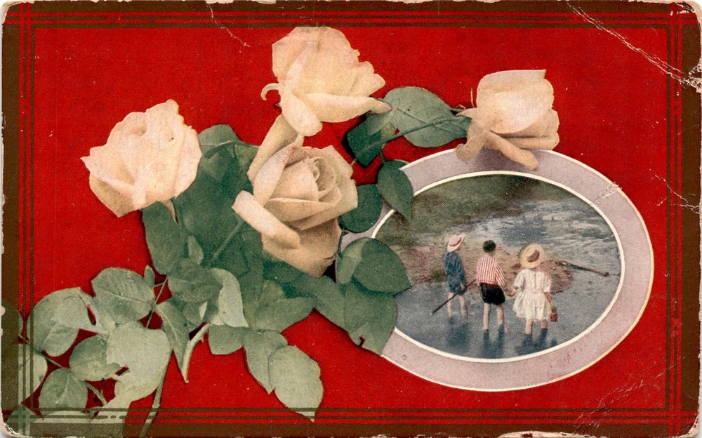 PLACE, STAMP, DOMESTIC, FOREIGN, ADDRESS. Postcard
