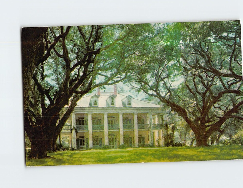 Postcard Oak Alley Plantation Vacherie Louisiana USA