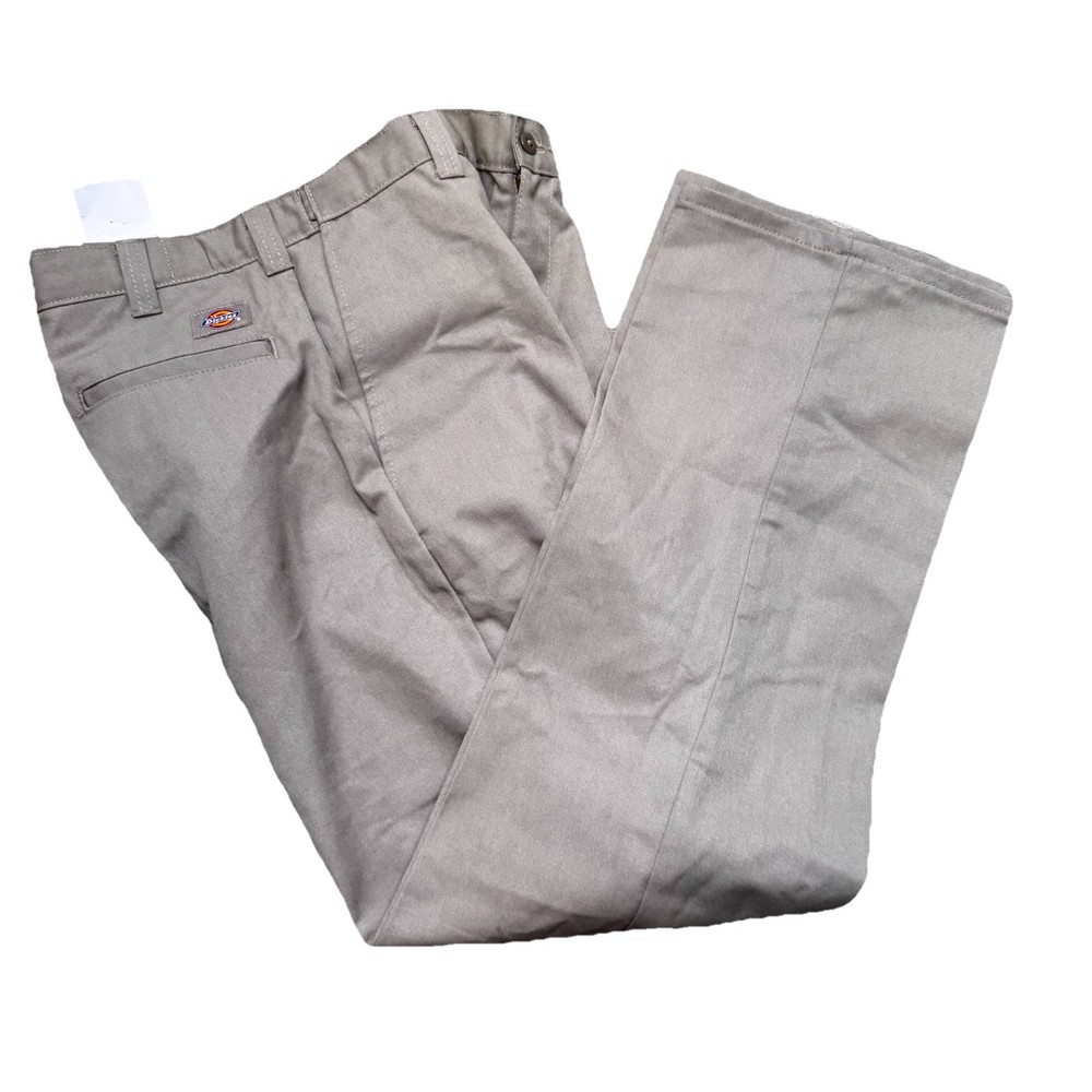 Men’s Dickies Pants Occupational Wear Leg Straight- Beige Color Size 30X32