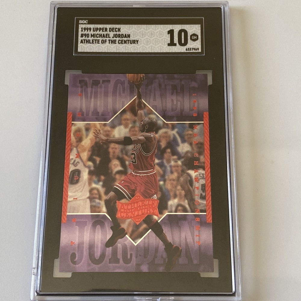 Michael Jordan 1999 Upper Deck Athlete of the Century #90 SGC 10 POP 1 🔥