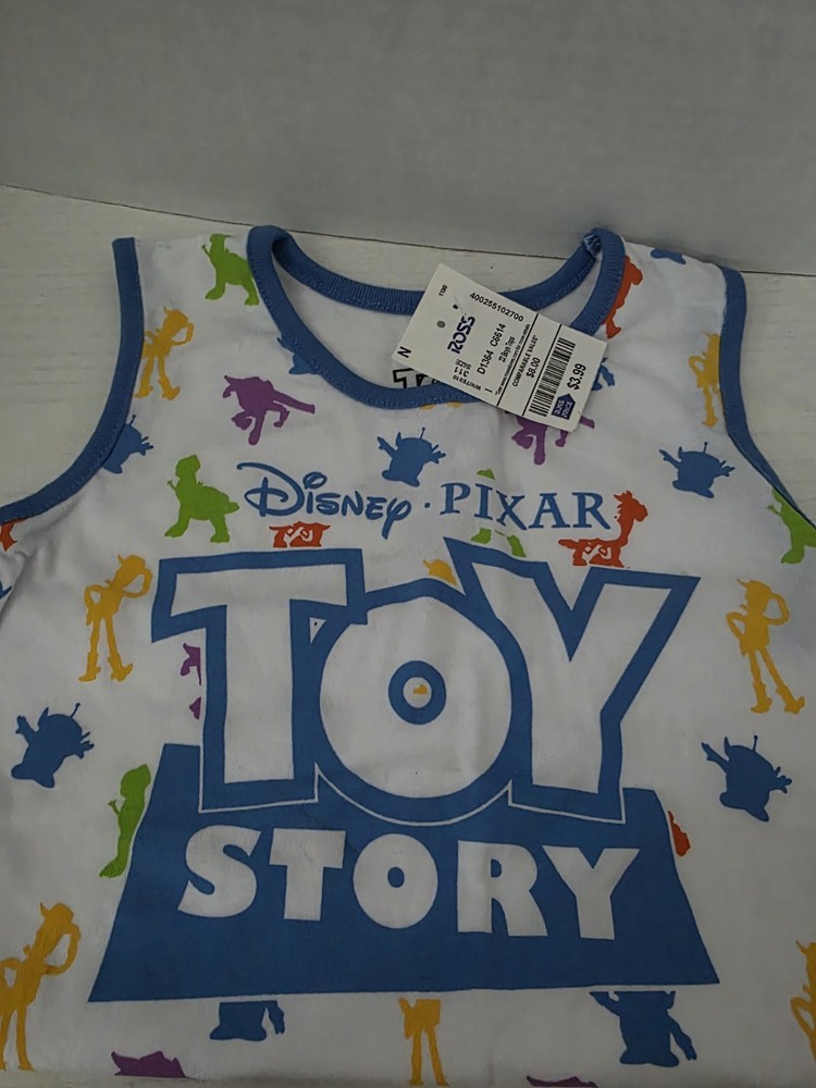 New With Tag Disney Pixar Toy Story Childs Tank Top Size 2T