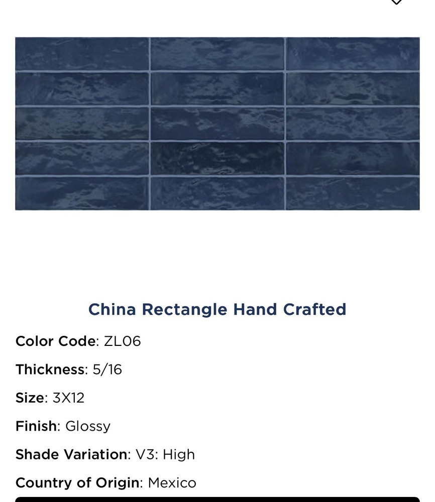 Marazzi Zellige NEO 3x12 Glossy Ceramic Wall Tile China ZLO6