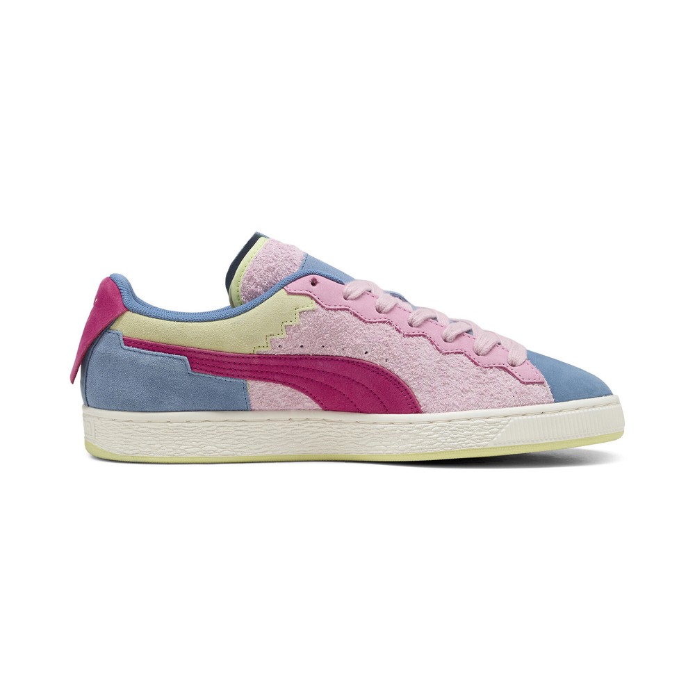 Puma Suede Squid Game 39942801 Mens Blue Synthetic Lifestyle Sneakers Shoes