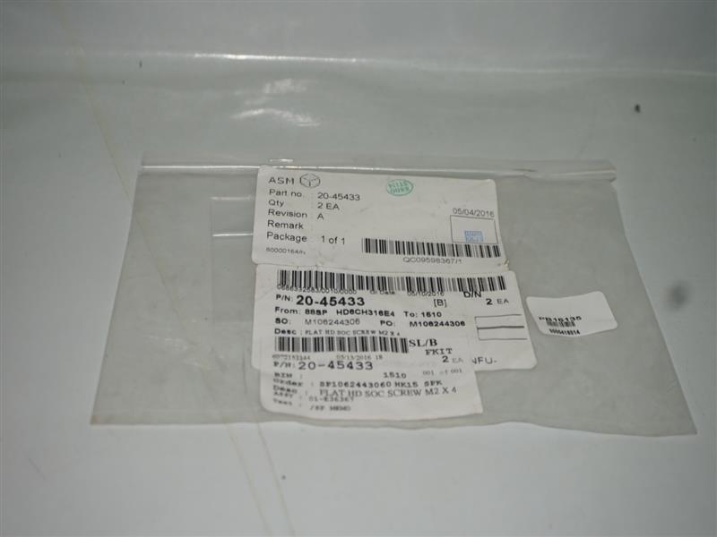 Lot 2pcs ASM 20-45433 2045433 Flat Hd Soc screw 30 Days Warranty Fast Shipping