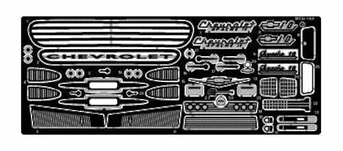 Model Car Garage 2150 1/25 Scale Chevy Fleetside Pickup Photo Etched Detail Set